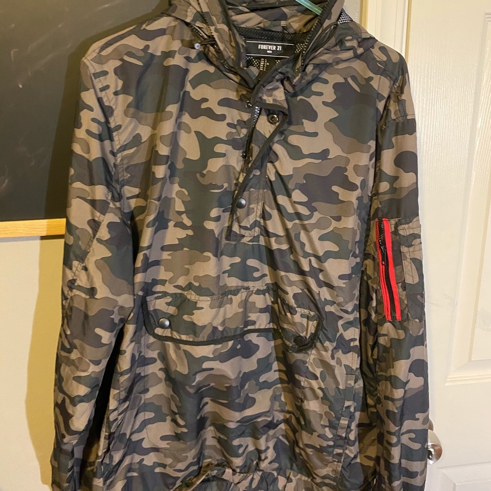 camo jacket windbreaker